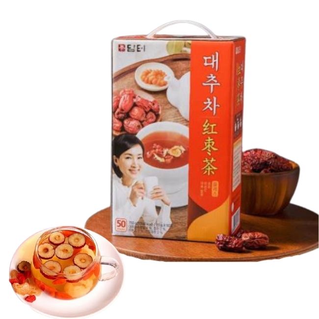 Trà táo đỏ Damtul Hàn Quốc hộp 750g - 50 gói