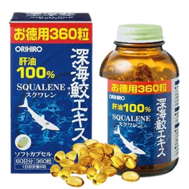 Viên uống dầu gan cá mập Orihiro 390 viên Nhật Bản
