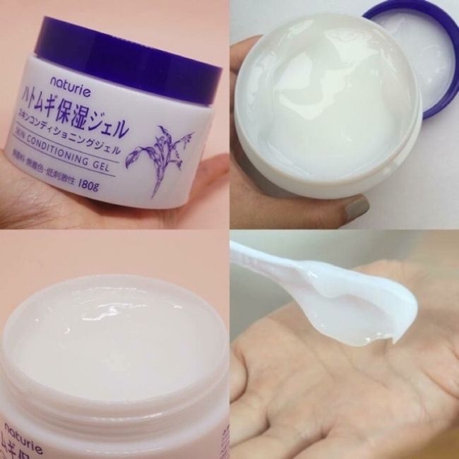 Gel dưỡng ẩm Hatomugi Naturie Skin Conditioning trắng da 180g