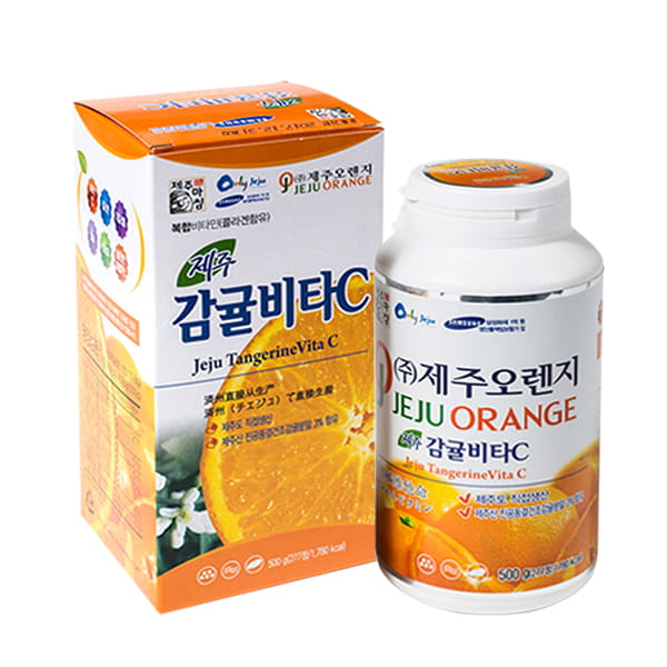 Viên Vitamin C Jeju Orange 500g Hàn Quốc chính hãng