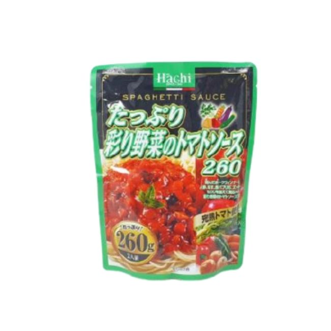 Sốt mì Ý vị cà chua và rau củ Hachi 260g