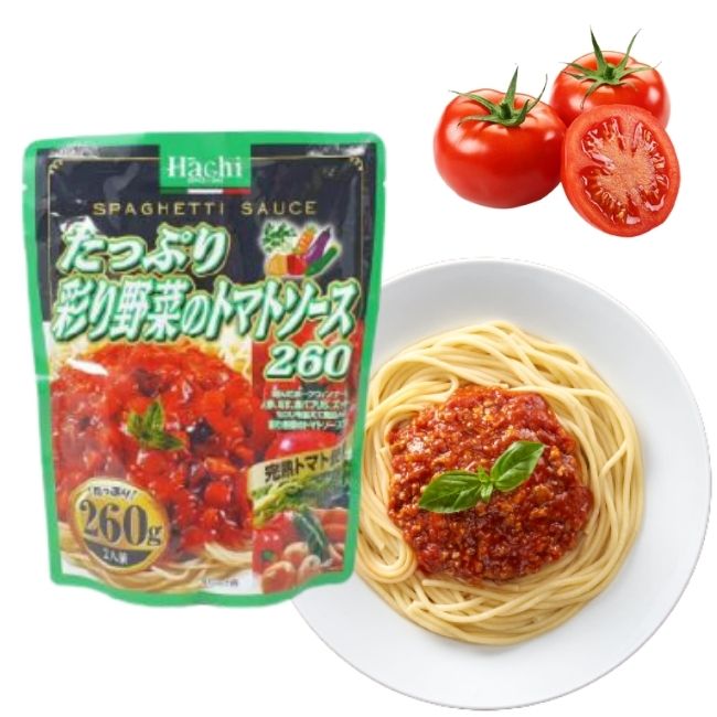 Sốt mì Ý vị cà chua và rau củ Hachi 260g