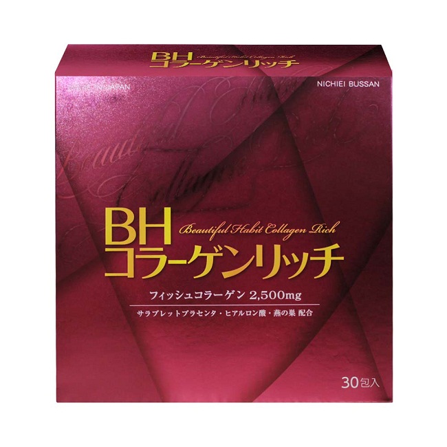 Bột uống Collagen Nichiei Bussan Beautiful Habit Rich 30