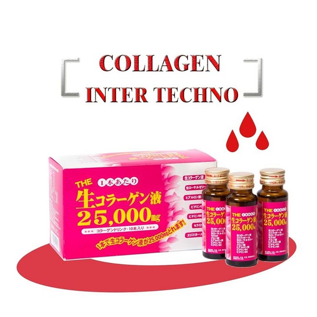 Collagen Inter Techno 25000mg Dạng Nước Uống Của Nhật