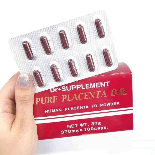 Viên uống tế bào gốc Pure Placenta D.R Nhật Bản 100 viên