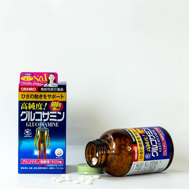 Viên uống bổ xương khớp Glucosamine Orihiro Nhật Bản 900 viên