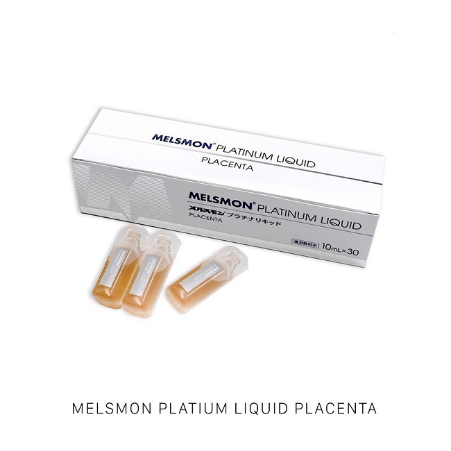 Nước uống nhau thai ngựa Melsmon Platinum Liquid 30 ống x 10ml